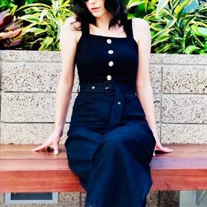 Nasty Gal Collection Black Jumpsuit- NWT- Size US6